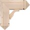 Ekena Millwork Balboa Arts and Crafts Smooth Bracket w/ Offset Brace, Douglas Fir, 7 1/2"W x 18"D x 18"H BKT0806X18X18BOA03SDF - alternate 4